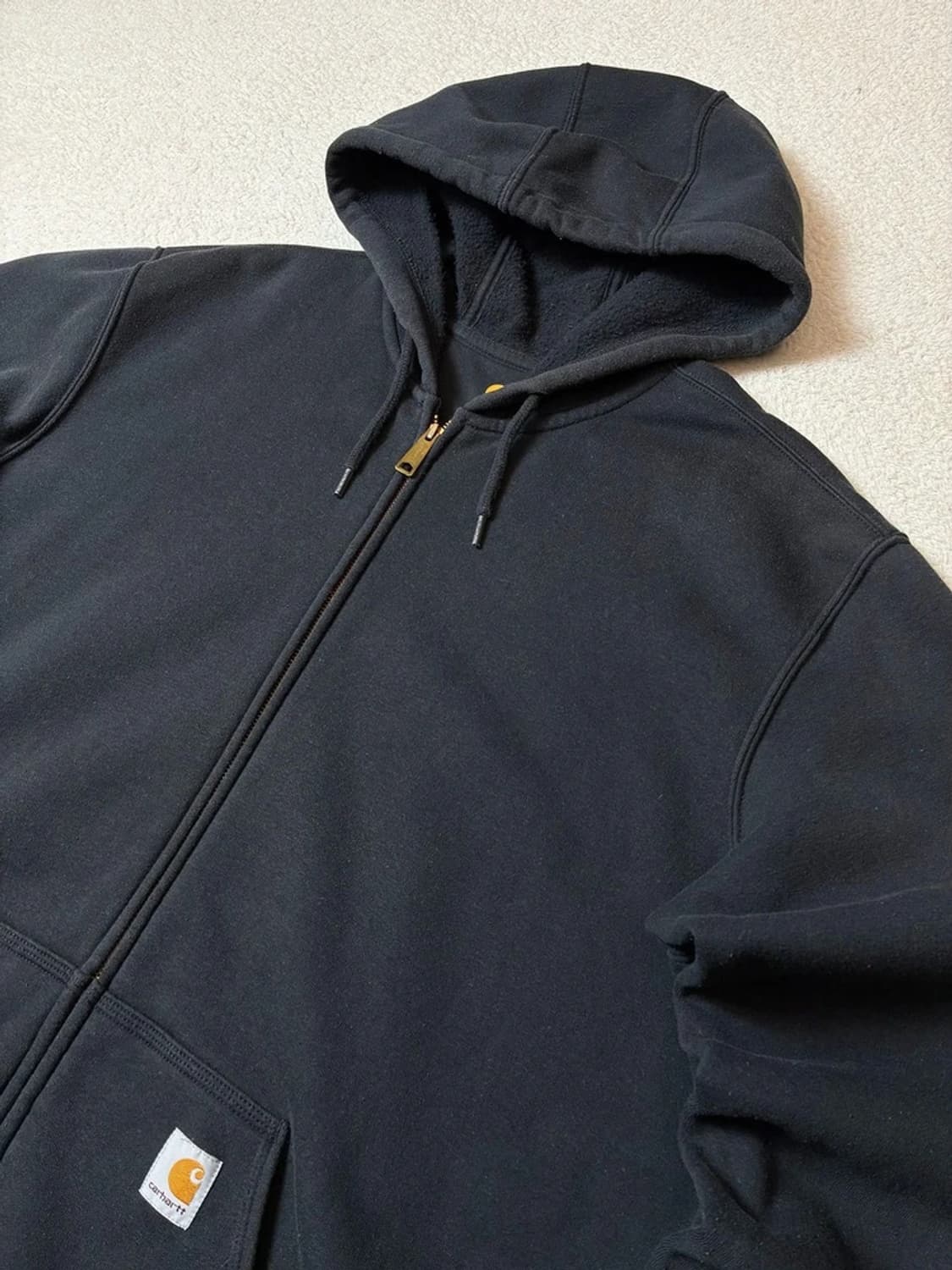 칼하트 오리지널 핏 헤비코튼 후드 집업 PN7192 상품이미지2