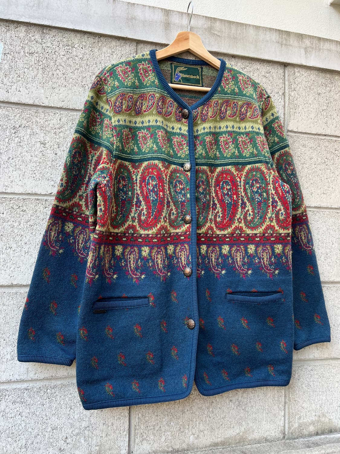 1990s BLAUENBOCK PURE WOOL JACKET 울자켓 상품이미지4