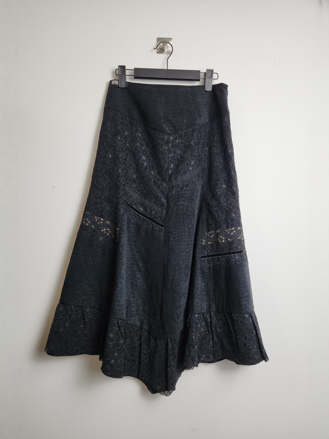 레이스 자수 롱 스커트 상품이미지5