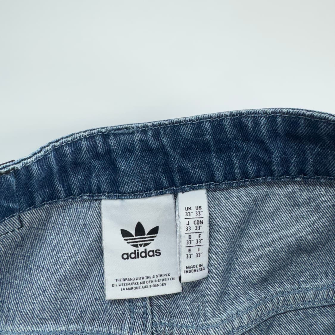 Adidas 아디다스 파이어로고 트랙탑 데님 팬츠 상품이미지5