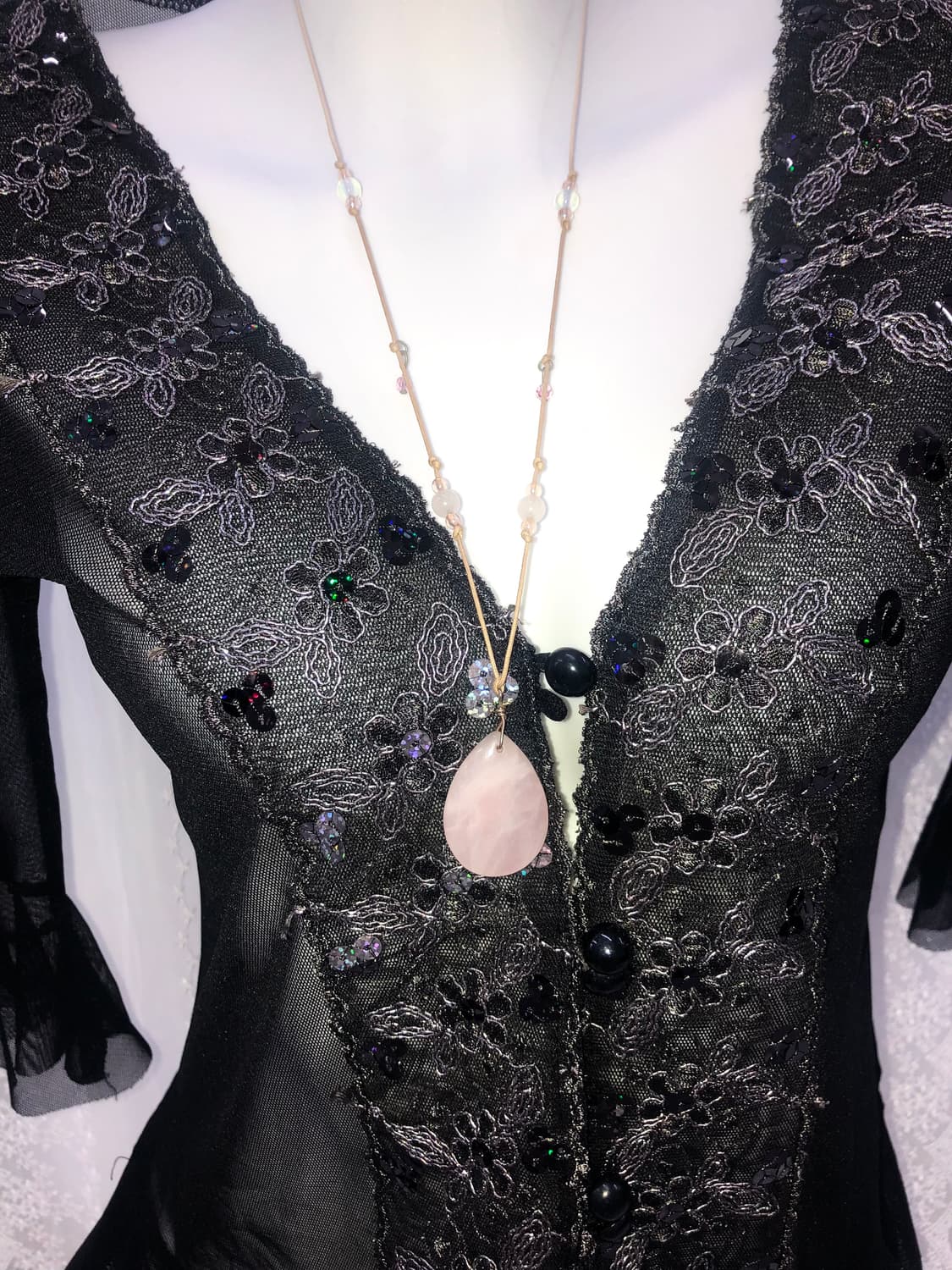 pink jewel necklace 상품이미지1