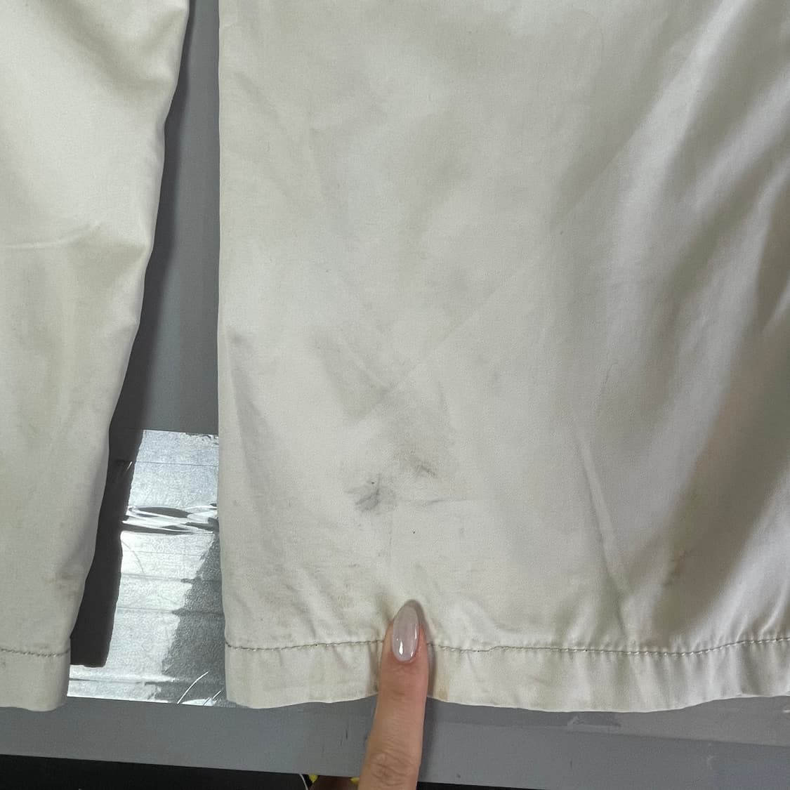 (36) 타미힐피거 연베이지 나일론 여름 팬츠 상품이미지6