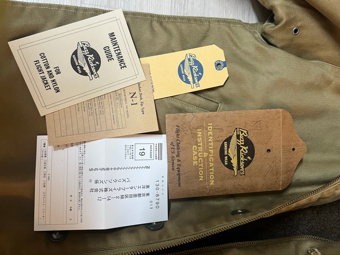 Buzz Rickson N-1 nvay deck jacket  40사이즈 상품이미지3