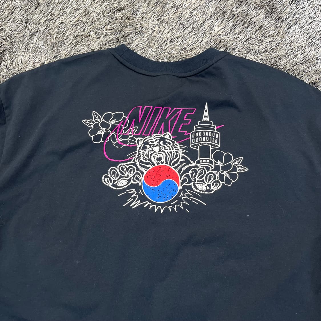 나이키 여성 롱 반팔 티셔츠 (XL) 상품이미지4