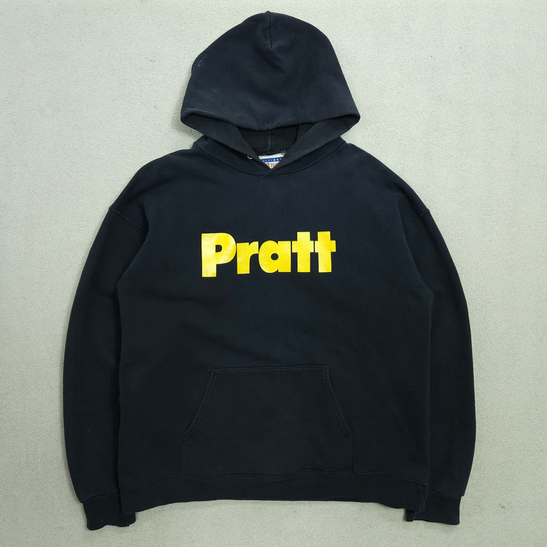 90s 헤인즈 Pratt 대학 후드티 M 상품이미지1