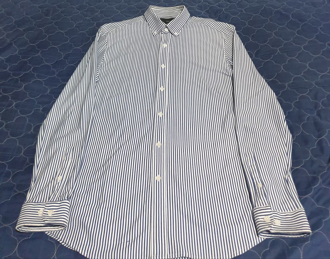 (신성통상) 앤드지 스트레치 폴리코튼 스트라이프 셔츠 (100) 상품이미지1