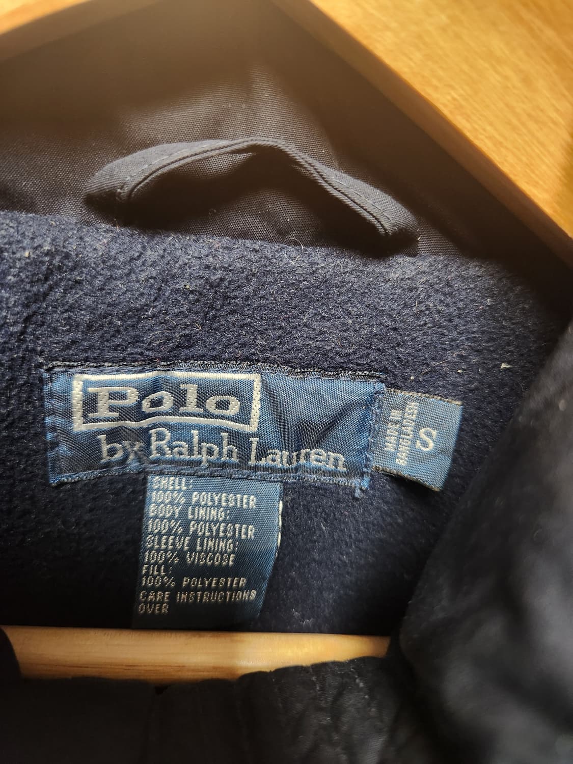 폴로 랄프로렌 빈티지 폴리쉘 자켓 네이비 (실측 M~L정도) 상품이미지2