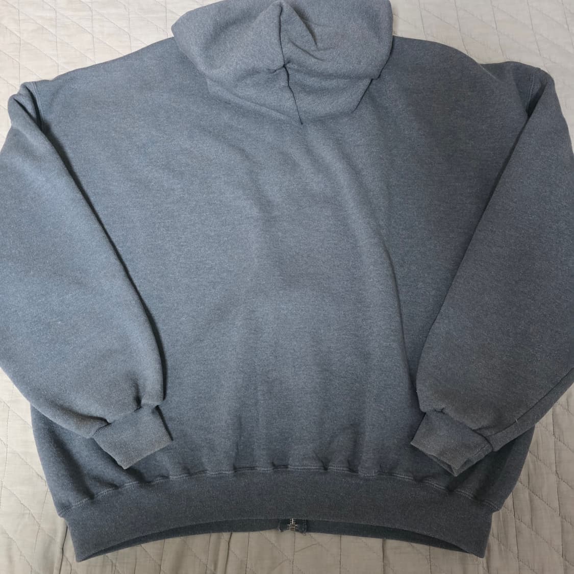 [XXL] 90s 빈티지 러셀 애슬레틱 후드집업 다크 그레이 상품이미지3