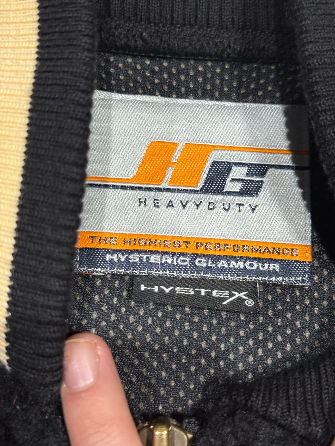 히스테릭 글래머 아카이브 아이코닉 로고 플리스 패딩 스타디움 바시티 자켓 상품이미지5