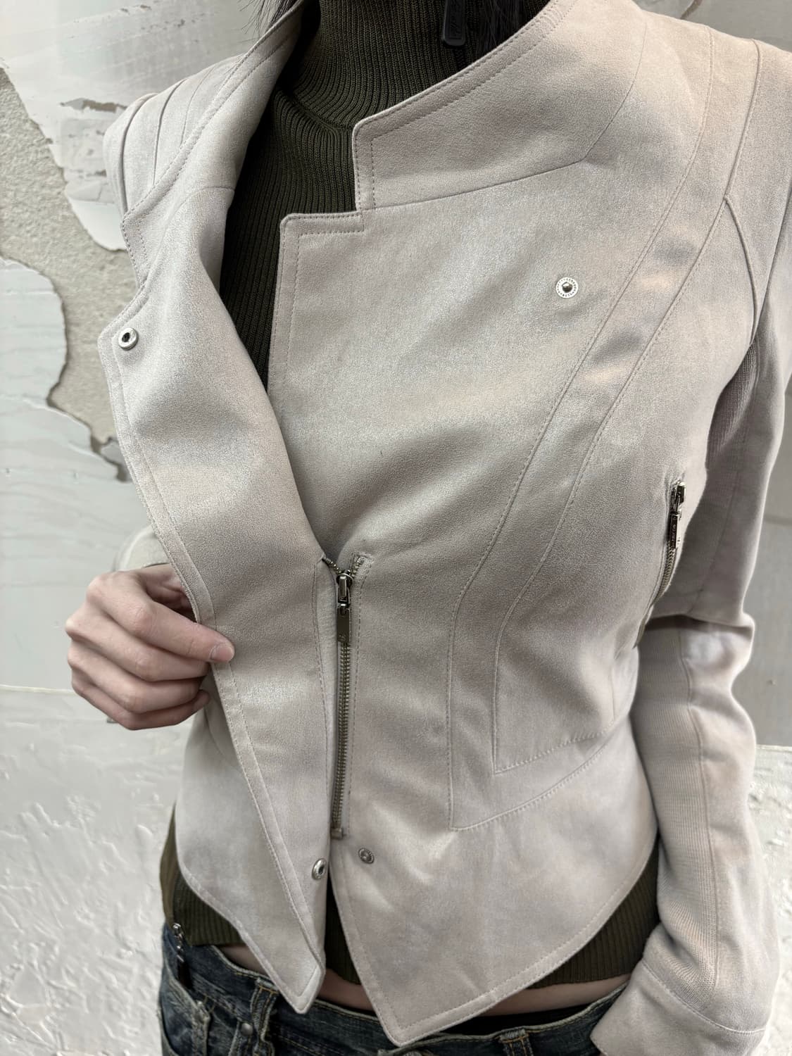 suede pintuck jacket 상품이미지4