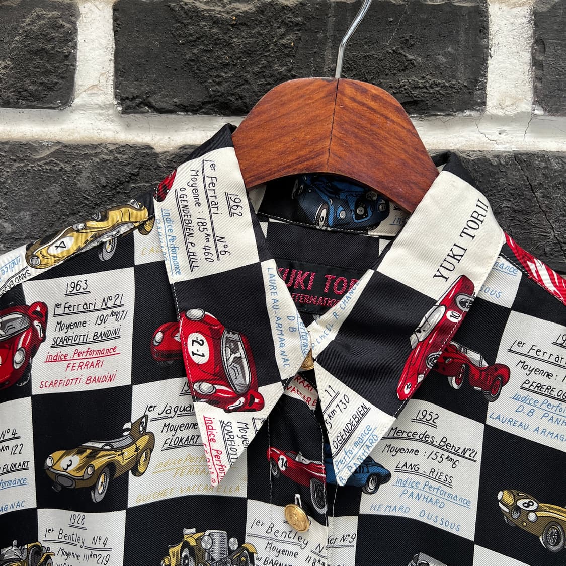 YUKI TORII 클래식카 실크 셔츠 상품이미지2