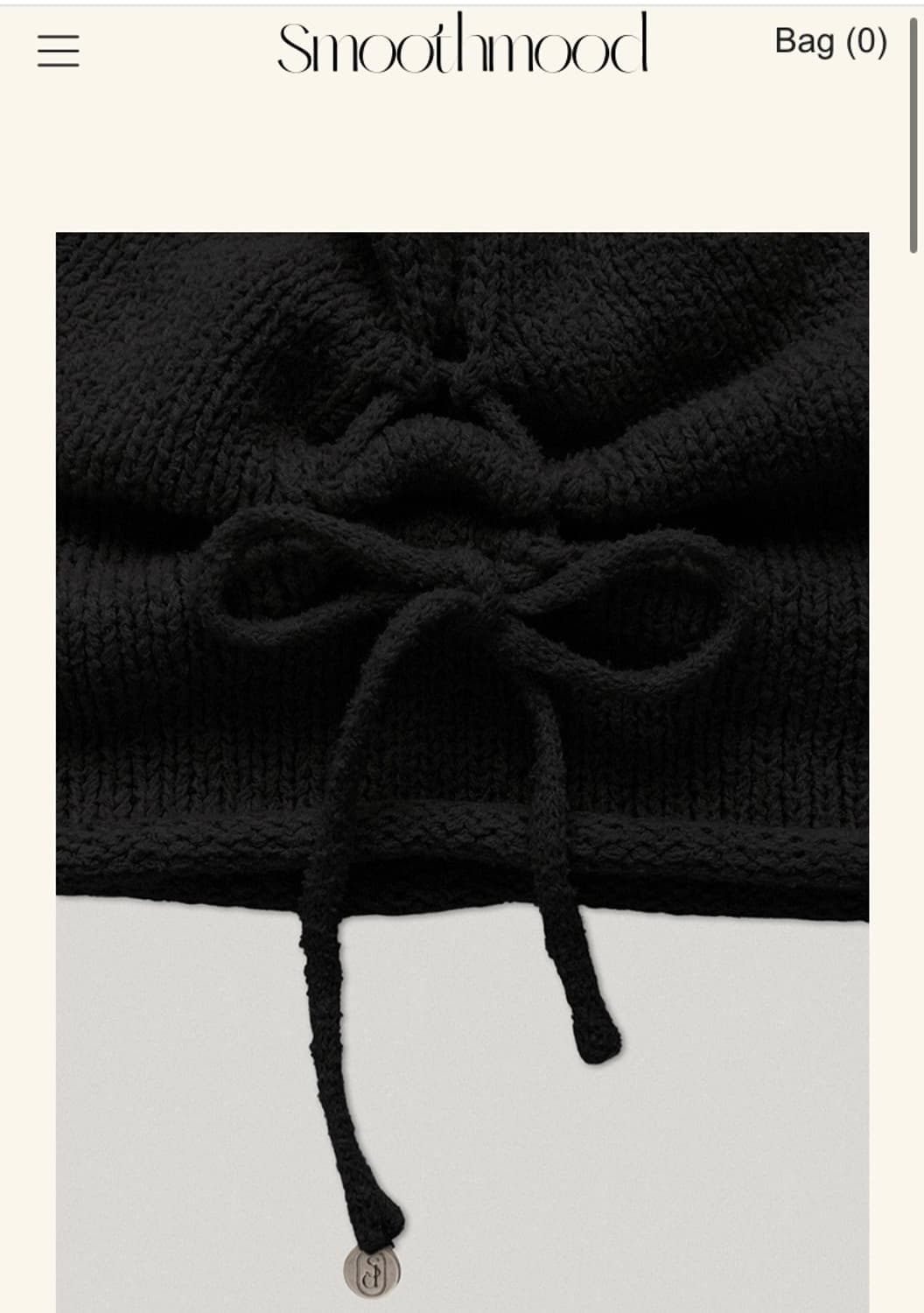 스무드무드 Pollu Wholegarment Knit Hat Black 상품이미지2