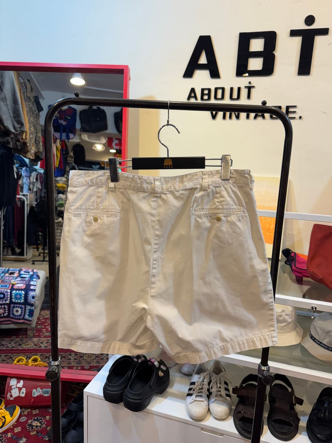 폴로 랄프로렌 빈티지 치노 숏팬츠 화이트 38in 상품이미지3