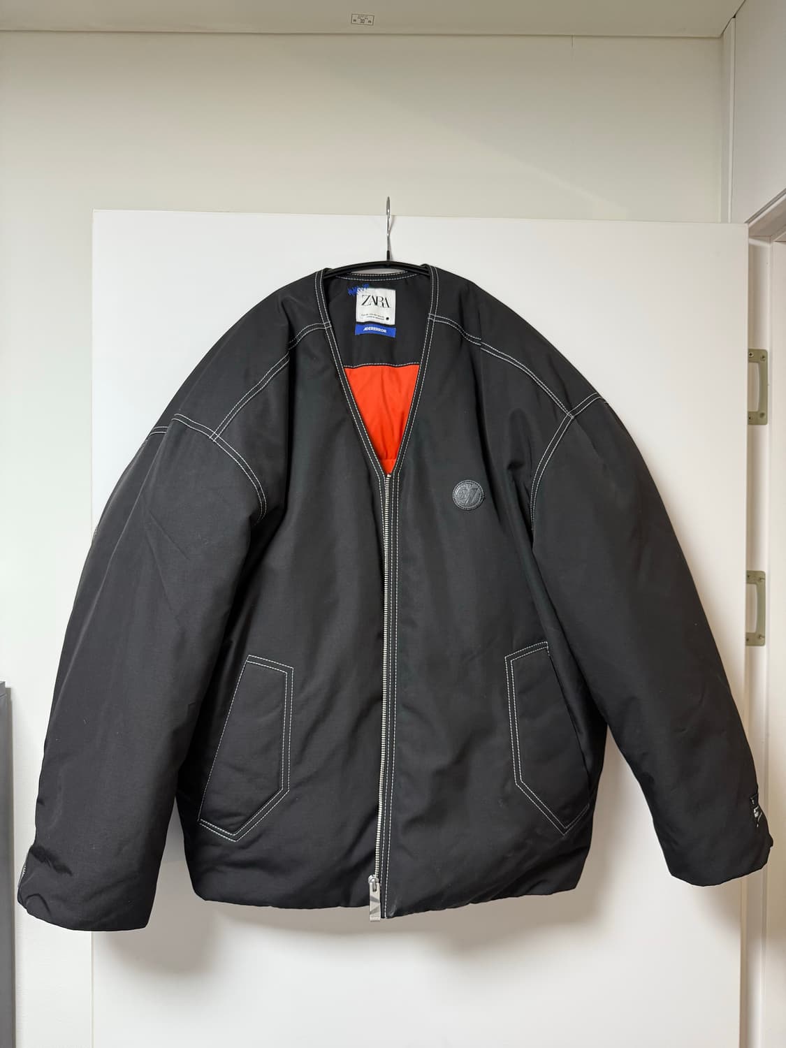 자라 x 아더에러 오버사이즈 봄버 자켓 블랙 / XS,새상품 상품이미지1