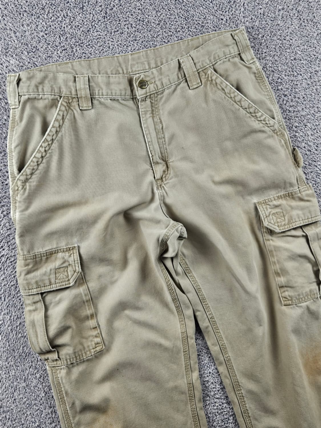 칼하트 코튼 캔버스 카고 포켓 워크 팬츠 (36X30추정) / 10903 상품이미지5