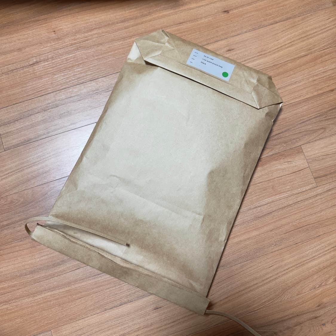 Hender Scheme 핸더스킴 카우레더 파우치백 블랙 상품이미지3