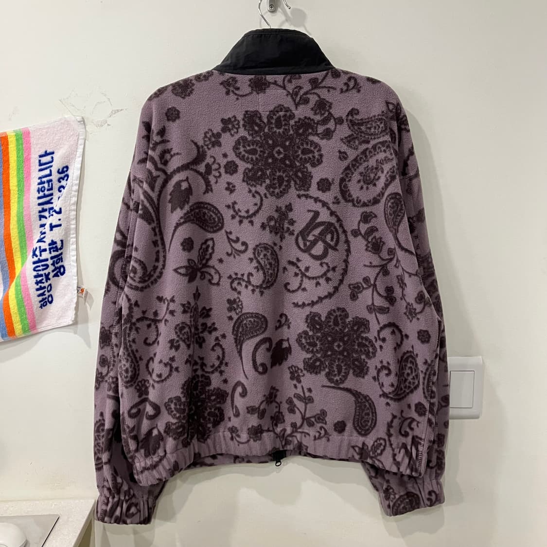 226 예스아이씨 페이즐리 플리스 후리스 투웨이 상품이미지2