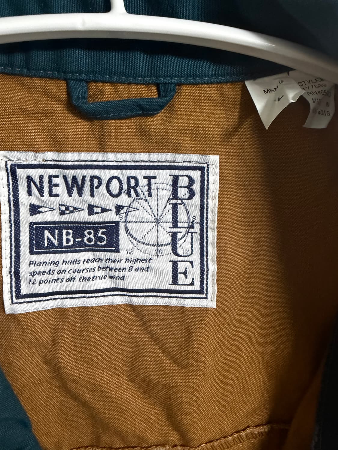 뉴포트 블루 아노락 자켓 상품이미지3