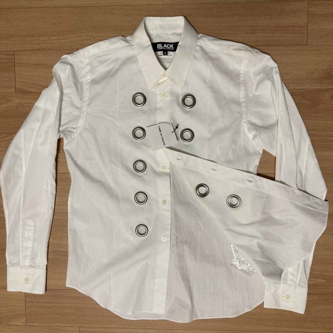 Comme des Garcons Black eyelet shirts 상품이미지3