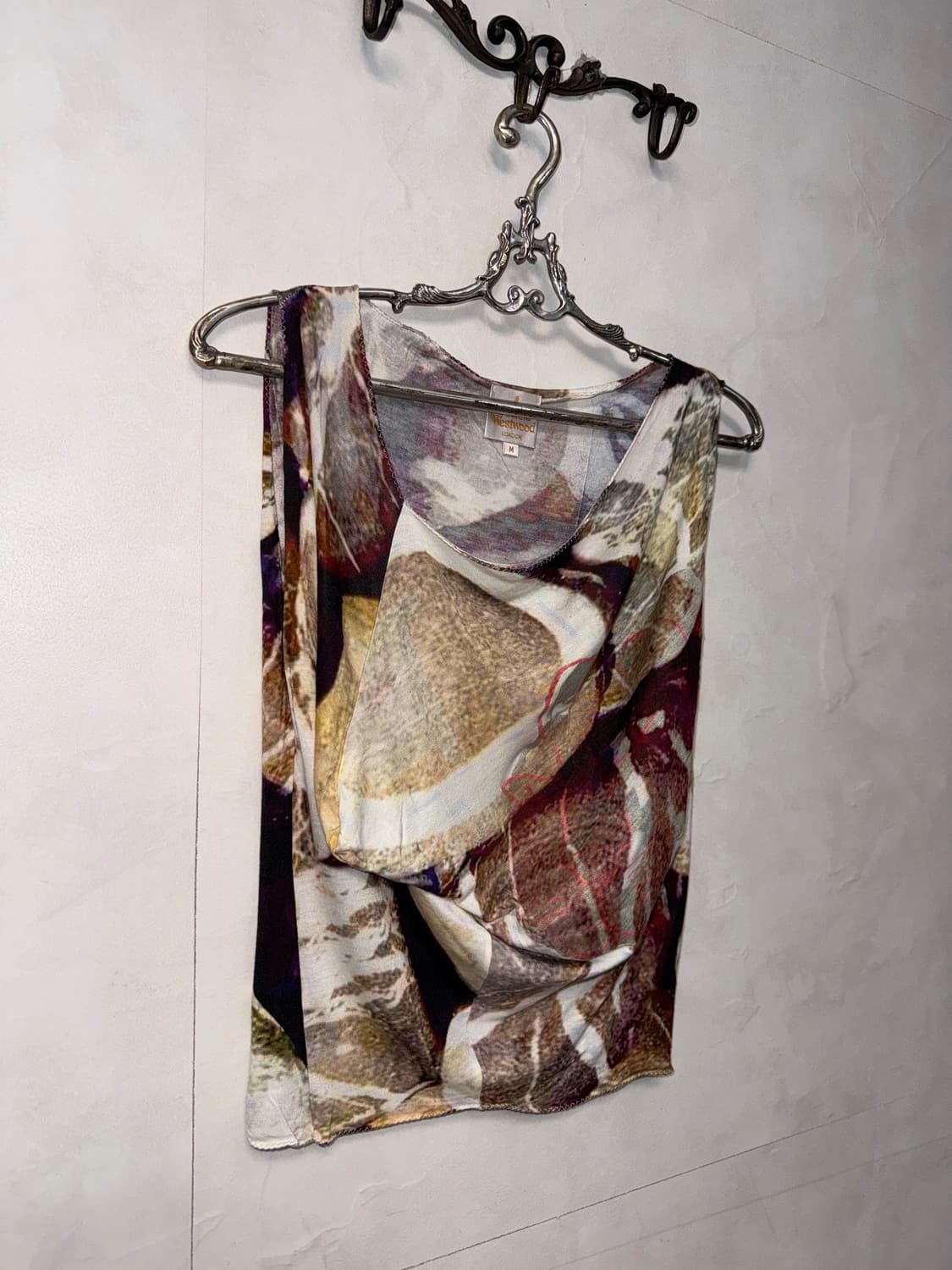 Vivienne Westwood printed draping 슬리브리스 상품이미지3