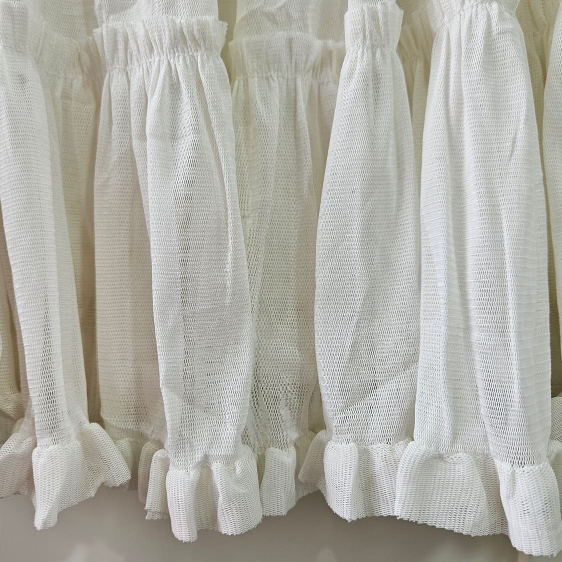 화이트 캉캉 미니 스커트 상품이미지3