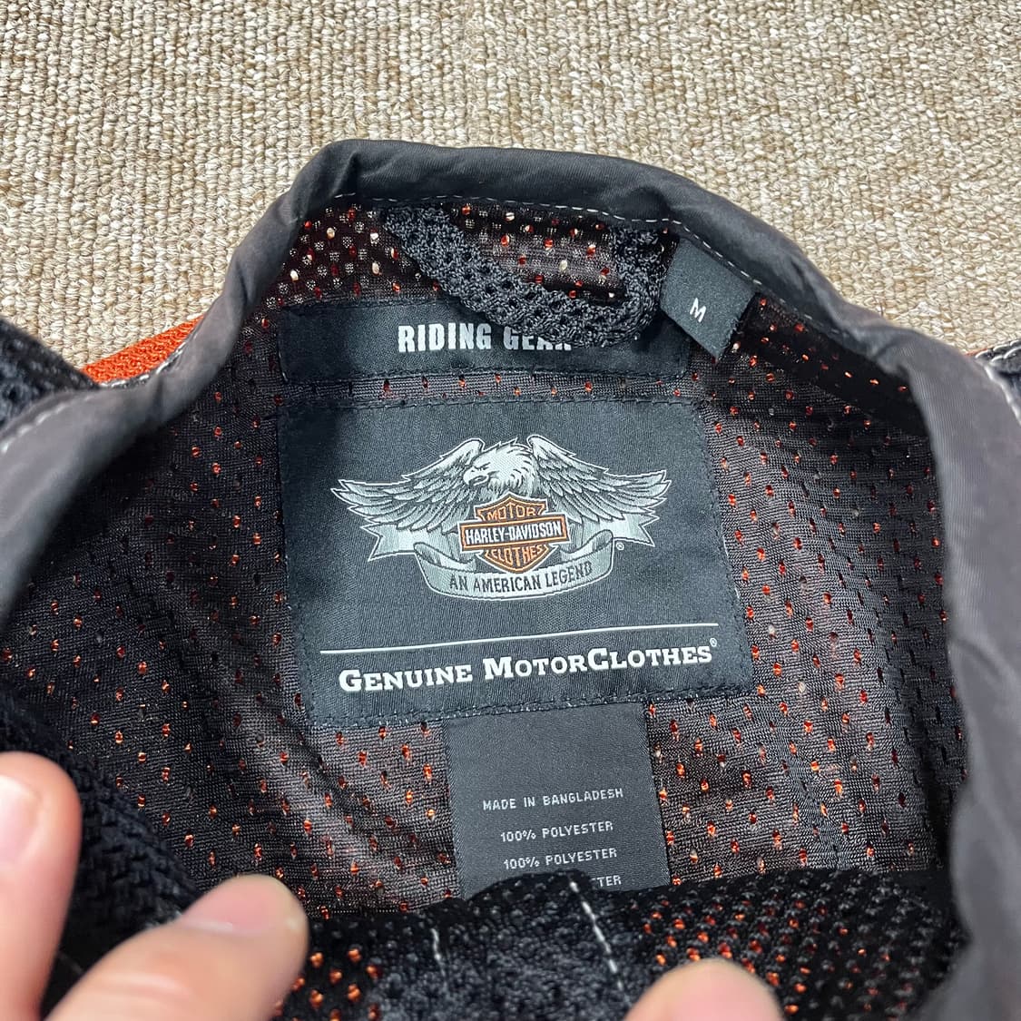 할리데이비슨 컬러브록 매쉬  라이더자켓 상품이미지5