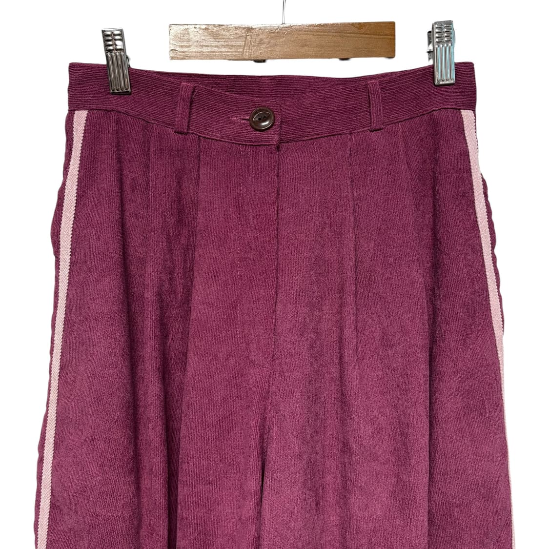 3832 스컬프터 핑크 하이웨스트 와이드팬츠 상품이미지2