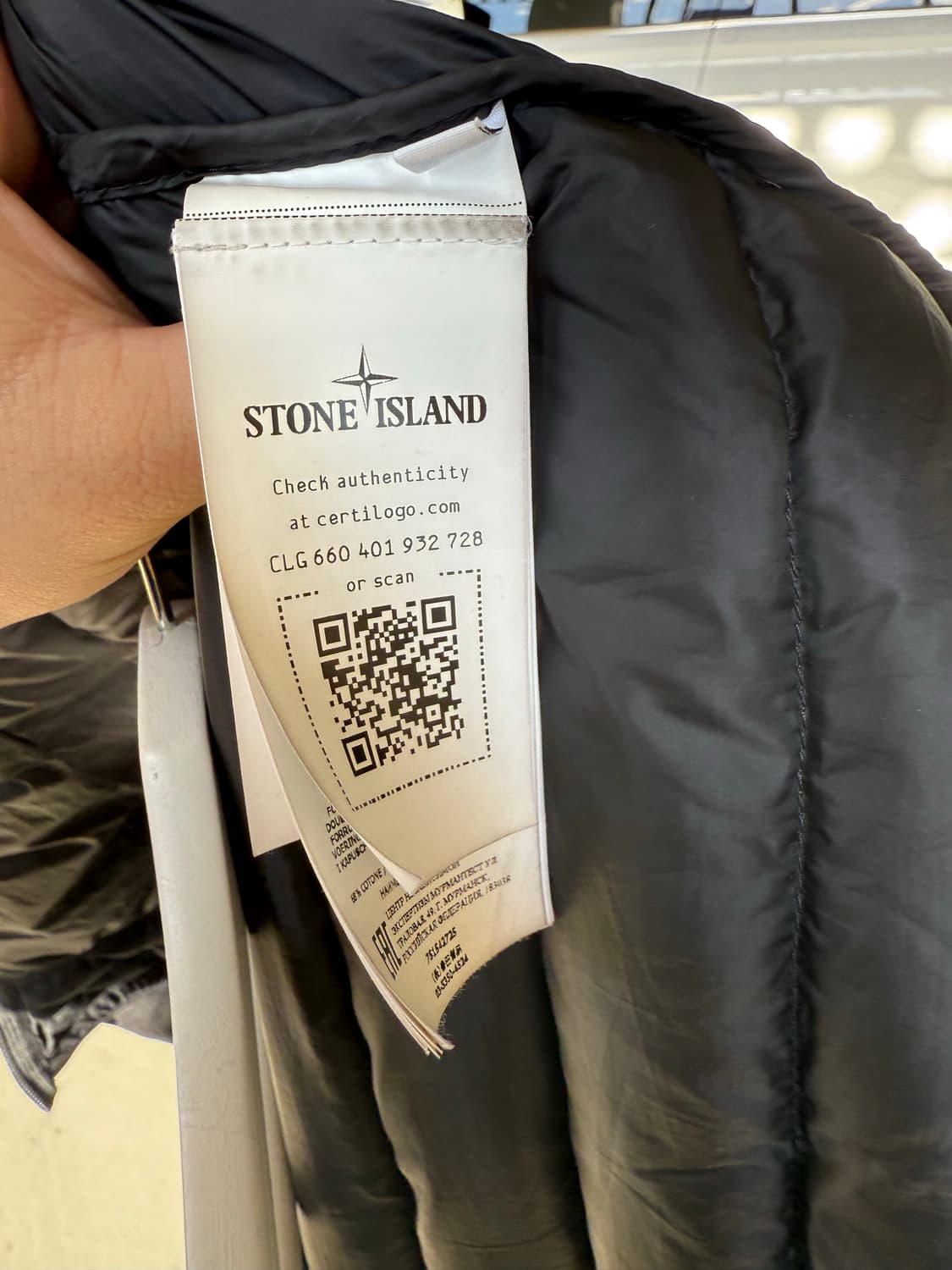 스톤아일랜드 경량패딩 XL 상품이미지4