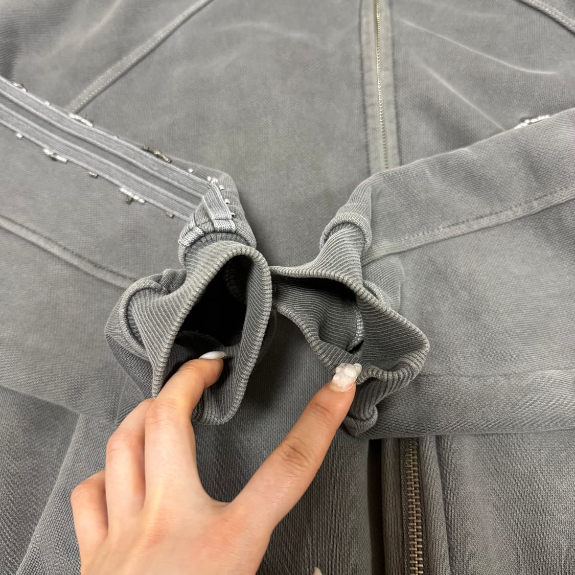 [604service] beaded track jacket 상품이미지3