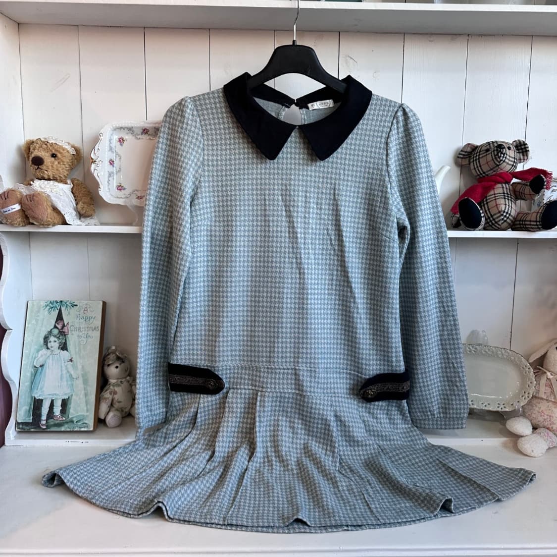 axes femme(액시즈팜) 블루 하운즈투스원피스 상품이미지5