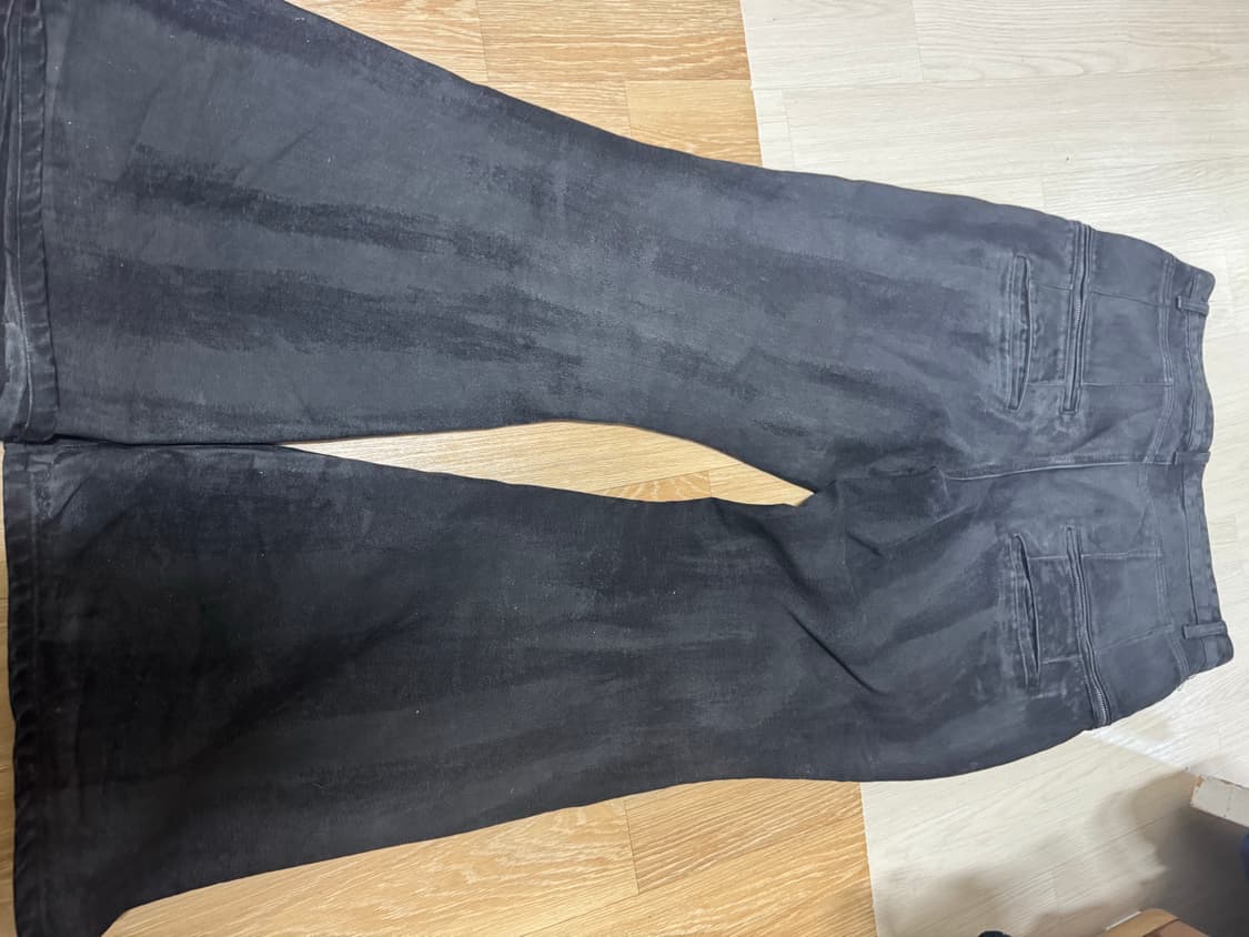 선데이 오프클럽 플레어 왁스 데님팬츠 상품이미지5