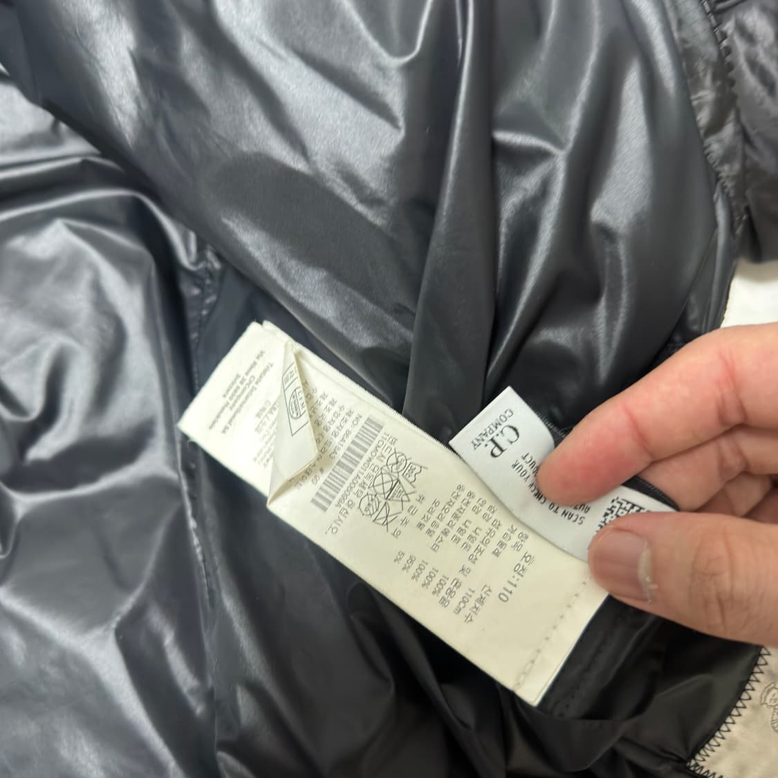 [백화점판,XXL] CP컴퍼니 DD쉘 디디쉘 패딩 블랙 상품이미지8