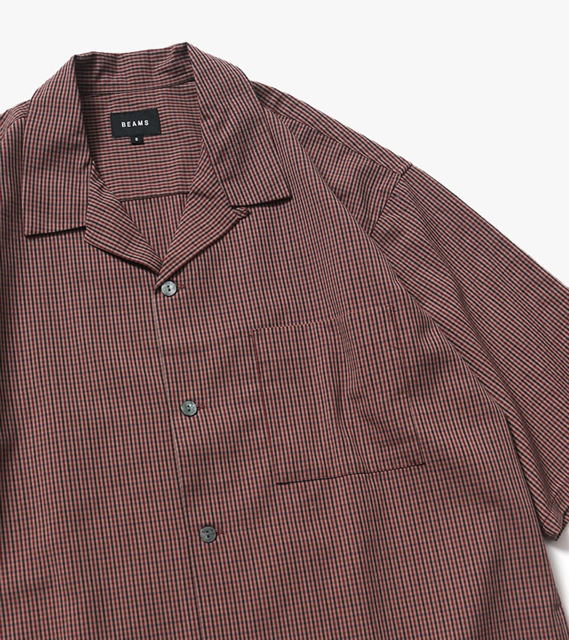BEAMS - LOOSE FIT CHECK SHIRT 상품이미지6