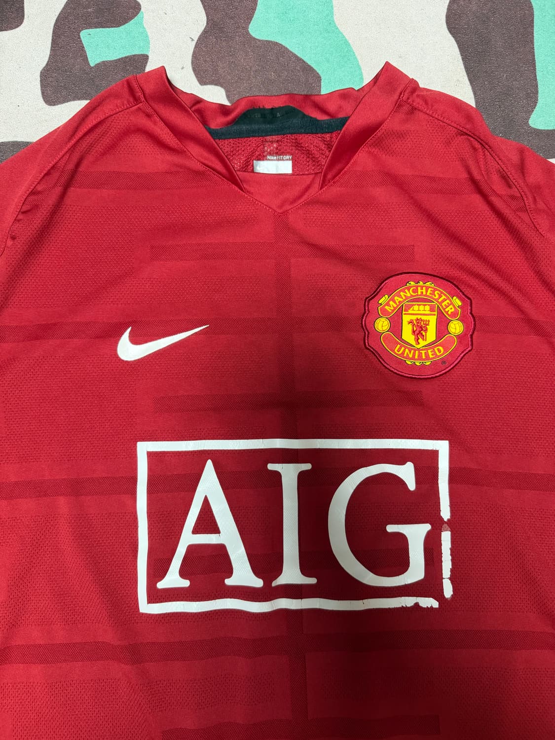 맨유 AIG 트레이닝탑 상품이미지2