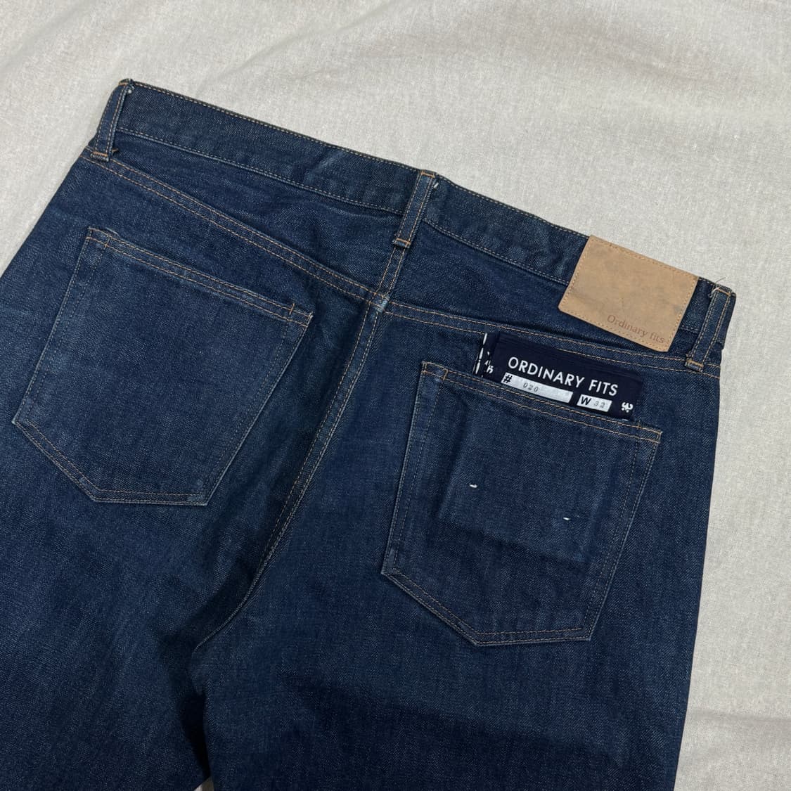 오디너리핏츠 5P 앵클 셀비지 데님팬츠 32 상품이미지1