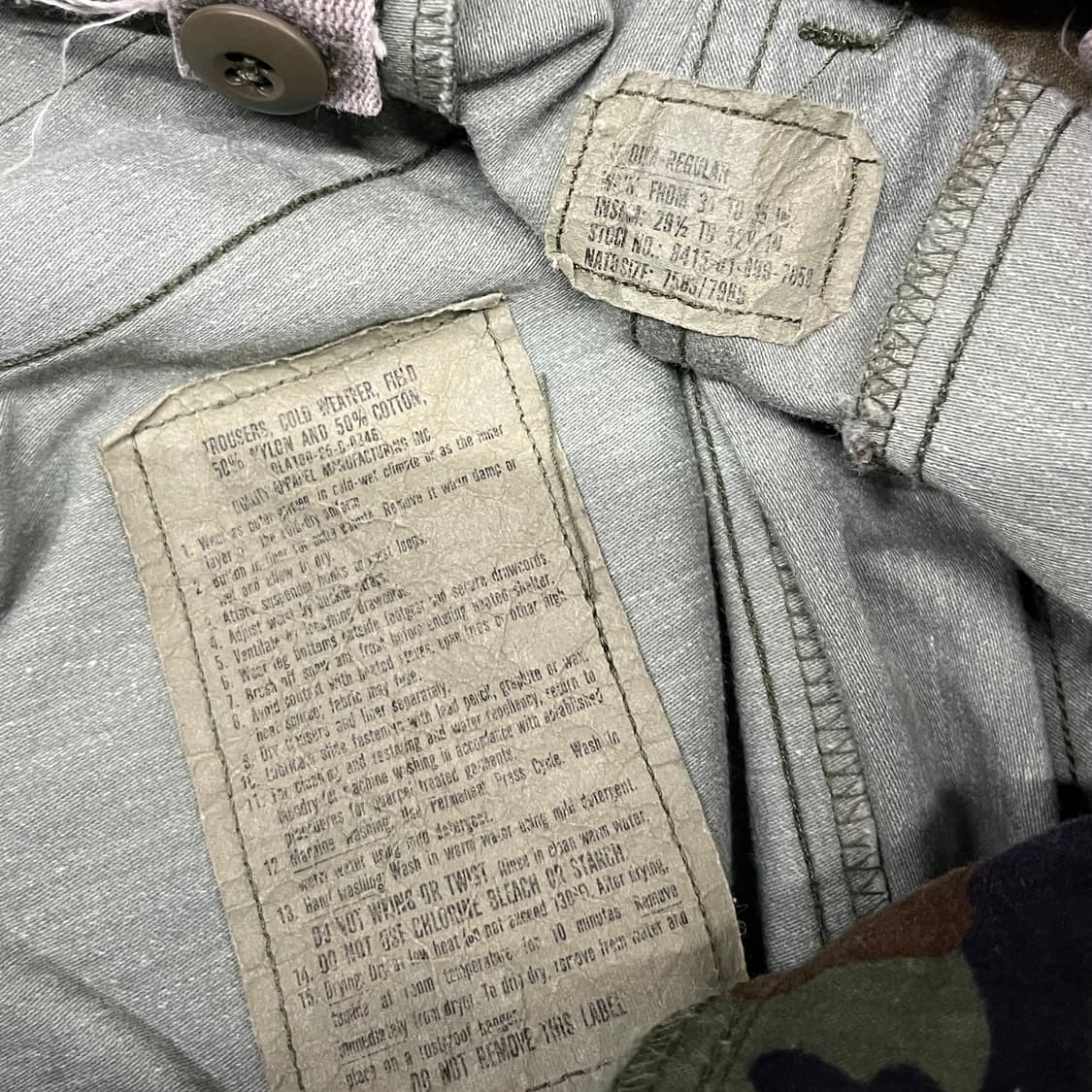 80s 미군 M-65 필드 팬츠 (M/R) 상품이미지6