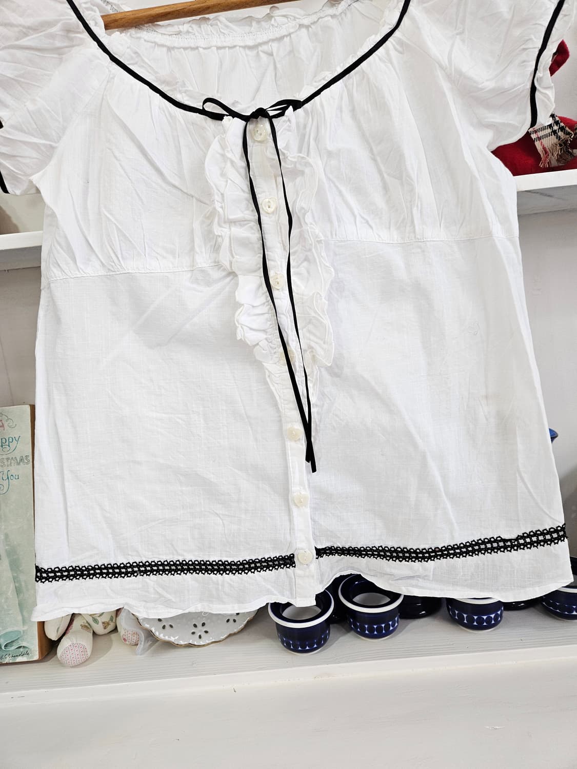 LEST ROSE 프릴 블라우스 상품이미지4