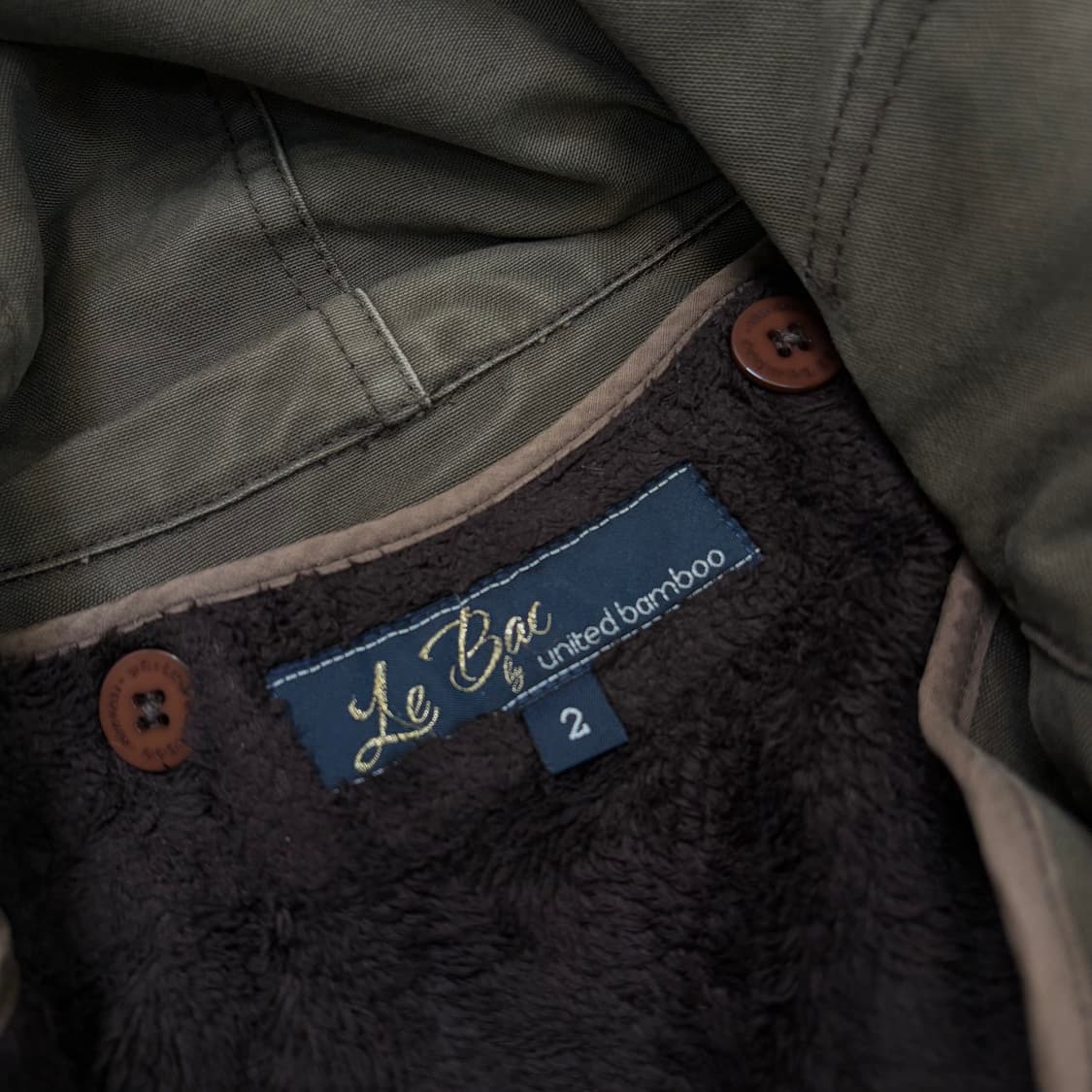 le bac by united bamboo 우먼스 피쉬테일 퍼 야상 점퍼 상품이미지3