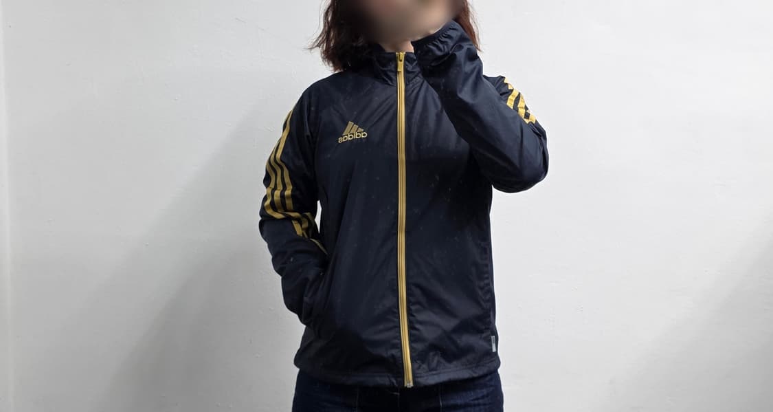 [프립]아디다스 블랙/골드 바람막이 자켓 상품이미지1