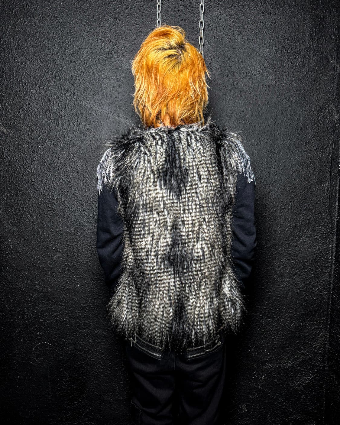 Faux Fur Sleeveless Vest 상품이미지4