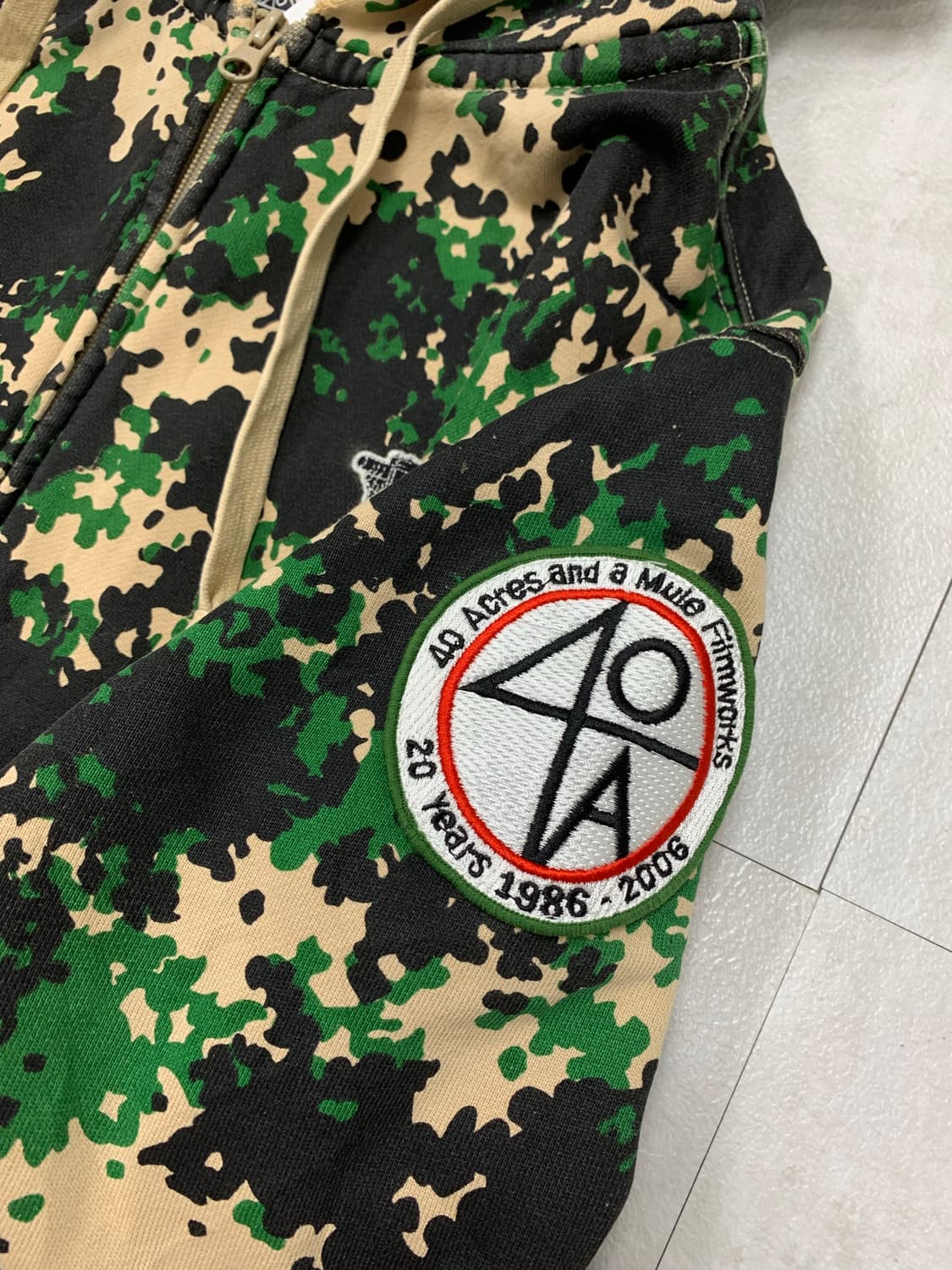 Marc ecko 카모 패턴 후드집업 #136 상품이미지4