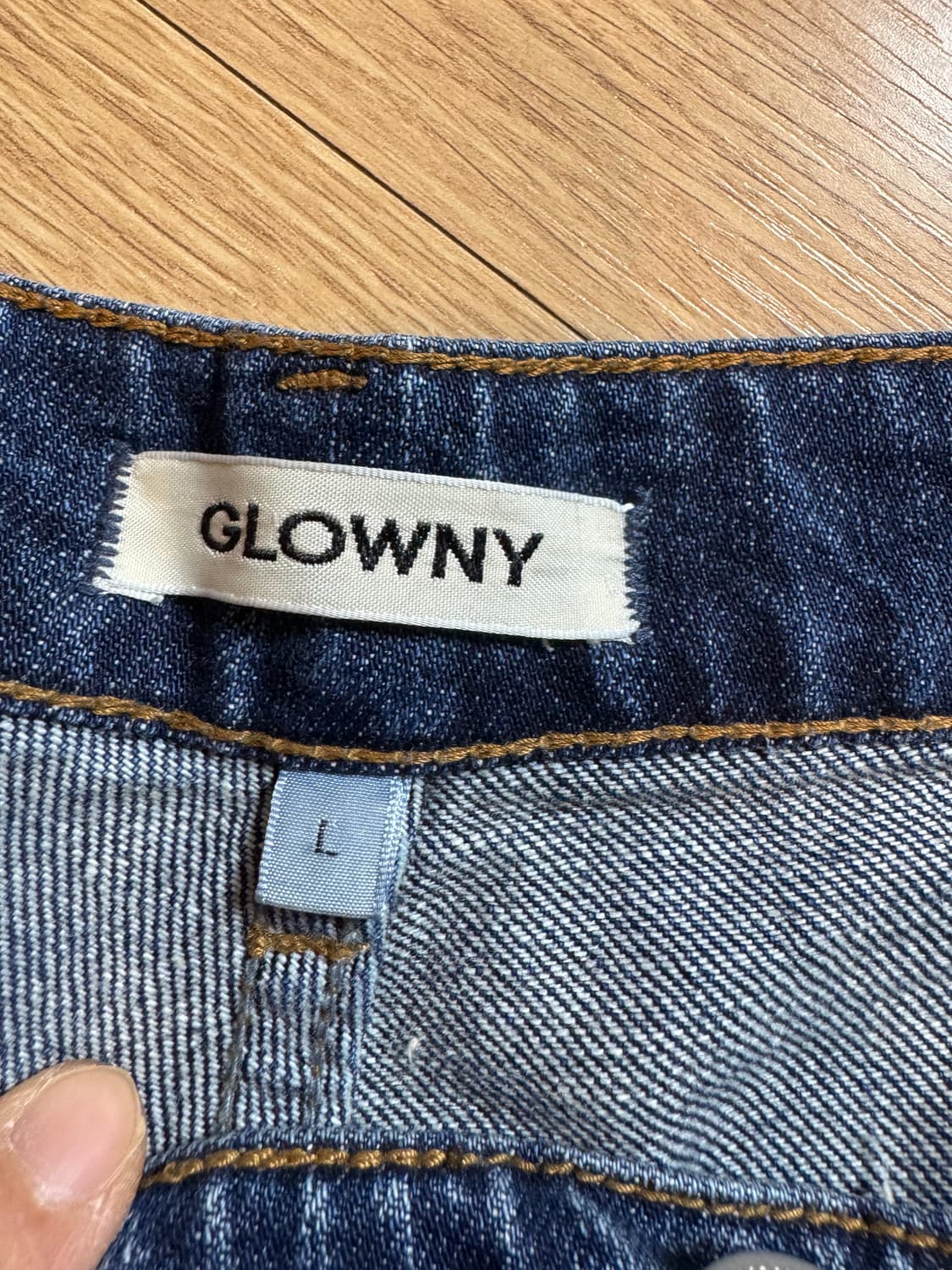 글로니 벨 하이라이즈 부츠컷 데님팬츠 상품이미지3