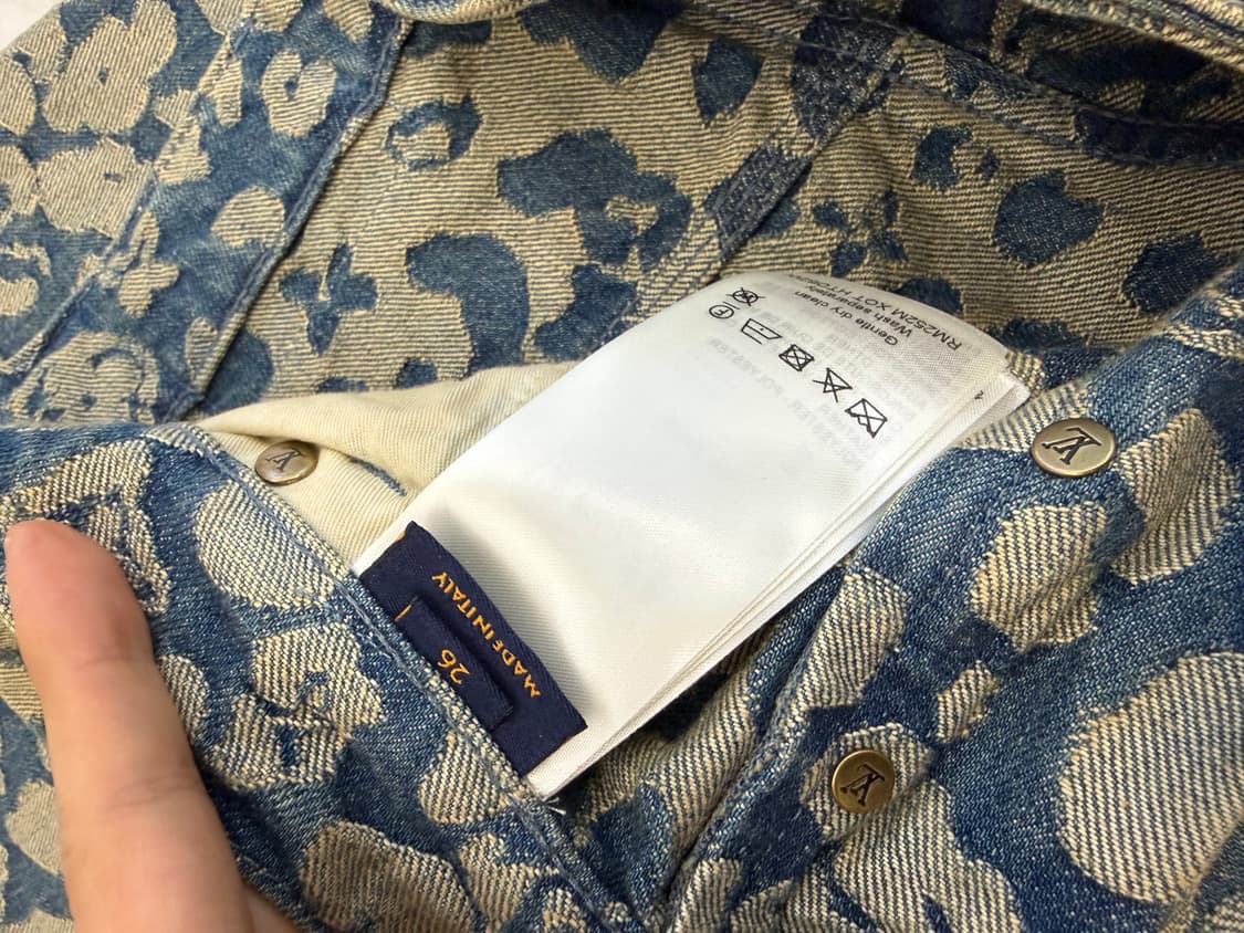 루이비통 자카드 워크웨어 데님 팬츠 상품이미지8