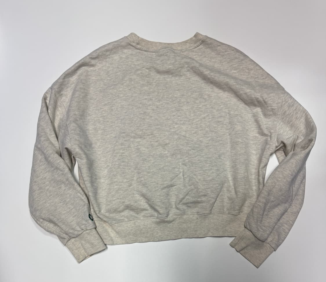 여성 패블러스아카이브 원형로고 크롭 맨투맨 상품이미지2