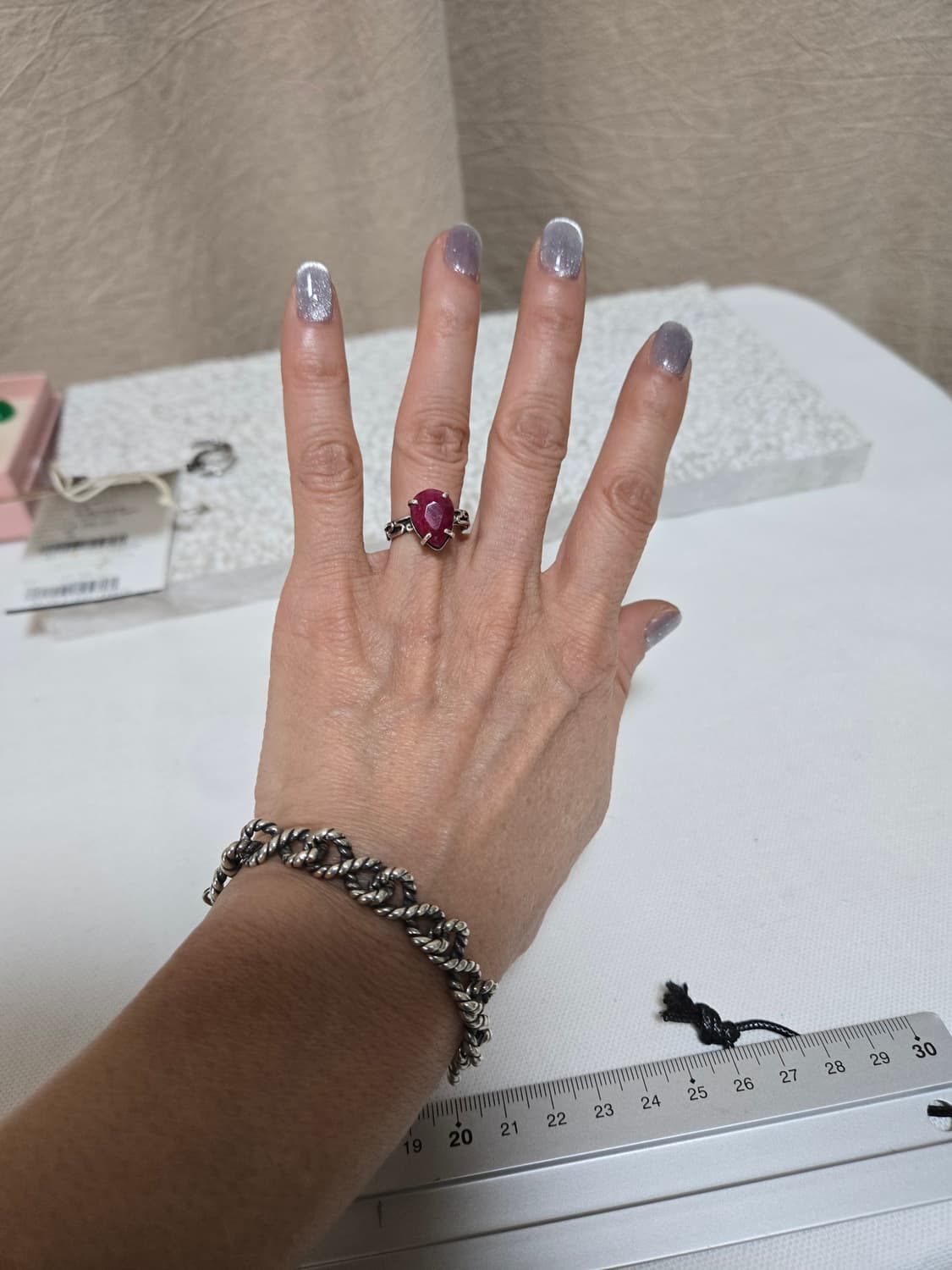 루비원석 실버925 엔틱반지 상품이미지6