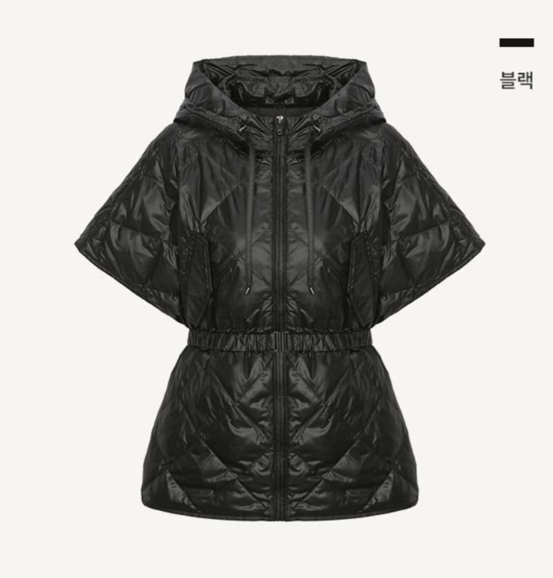 더엣지 헝가리구스다운 케이프패딩 S(55~66사이즈) 상품이미지4