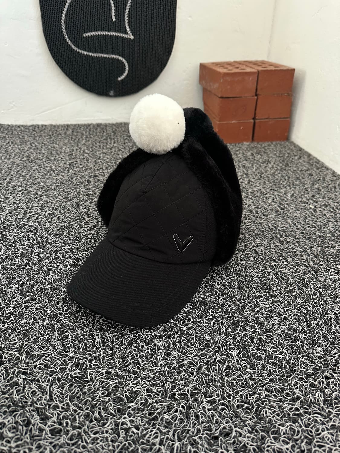 캘러웨이 골프 귀달이 캡모자 블랙 상품이미지1