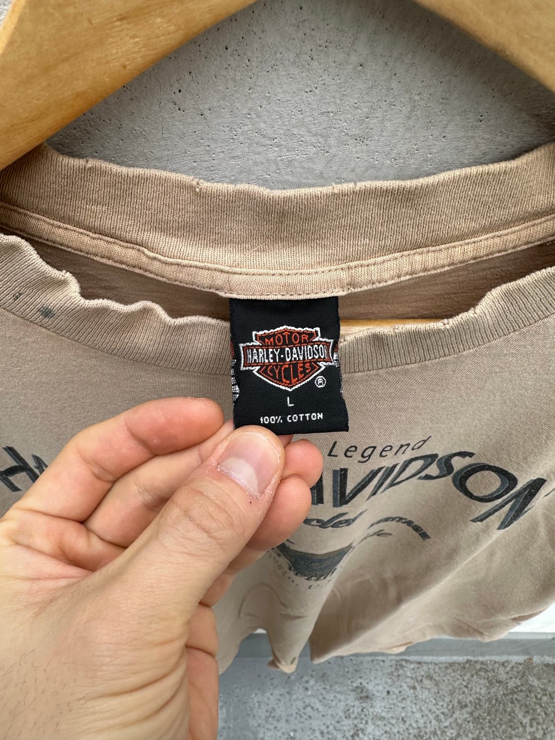 [할리데이비슨] •90s Vintage Twotone T-Shirt 상품이미지4