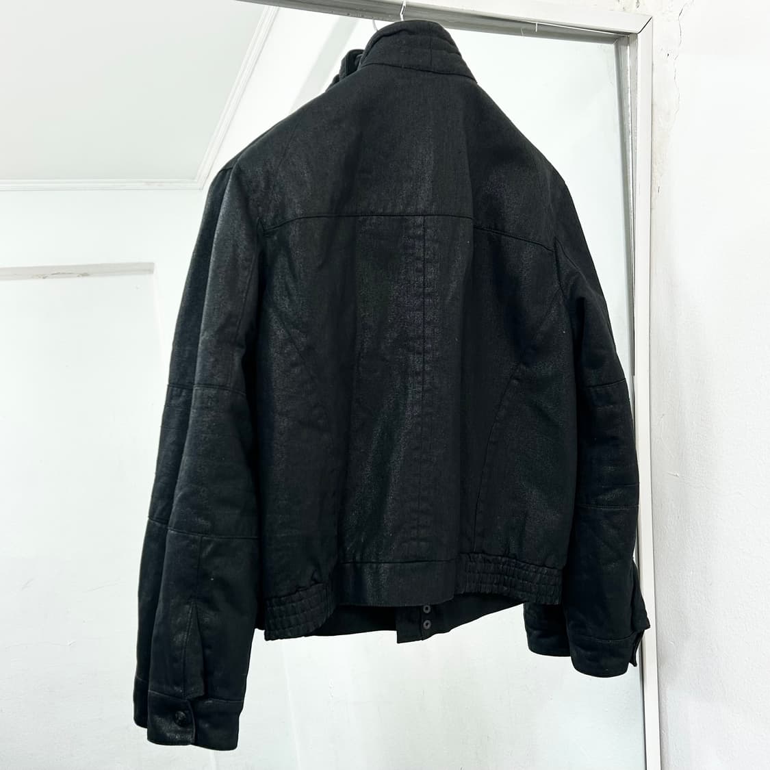 아르마니 익스체인지 퍼 바이커 점퍼 자켓 상품이미지5