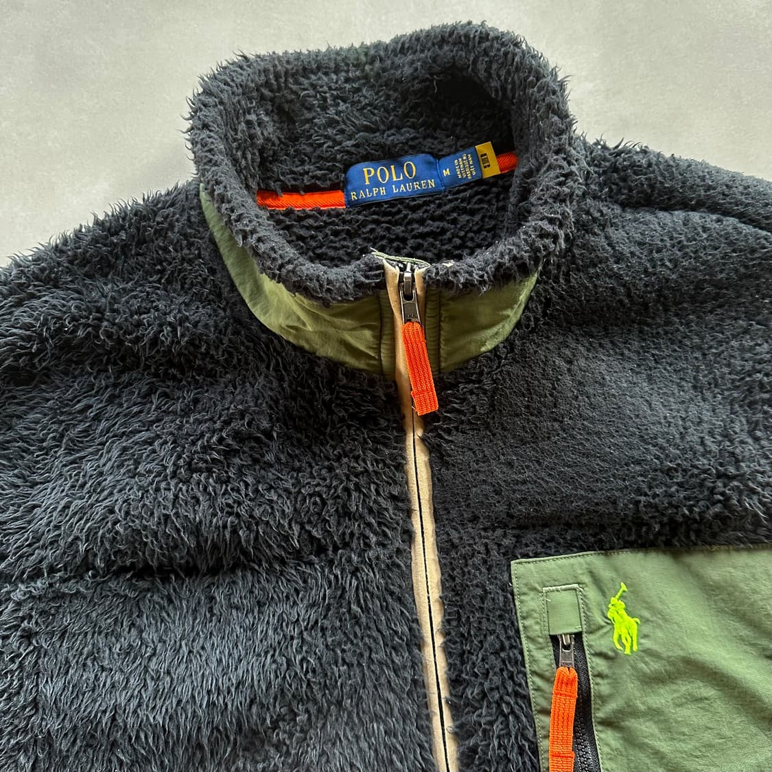 [M]폴로 랄프로렌 윈드 블로킹 쉐르파 후리스 자켓 상품이미지8